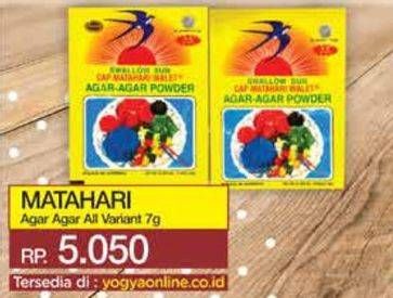 Promo Harga Sun Swallow Matahari Agar Agar All Variants 7 gr - Yogya