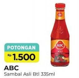 Promo Harga ABC Sambal Asli 335 ml - Alfamart