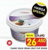 Promo Harga YUMMY Sour Cream Light 200 gr - Superindo