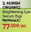 Promo Harga Nurish Organiq Brightening Eye Serum 15 gr - Guardian