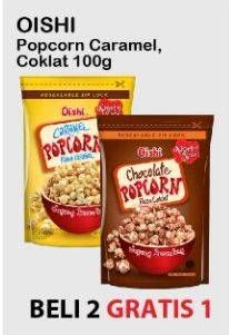 Promo Harga OISHI Popcorn Coklat, Karamel 100 gr - Alfamart