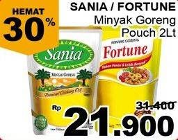 Promo Harga Sania / Fortune Minyak Goreng 2 ltr - Giant