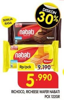 Promo Harga Nabati Wafer All Variants 122 gr - Superindo