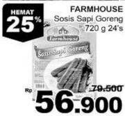 Promo Harga FARMHOUSE Sosis Sapi Goreng 24 pcs - Giant