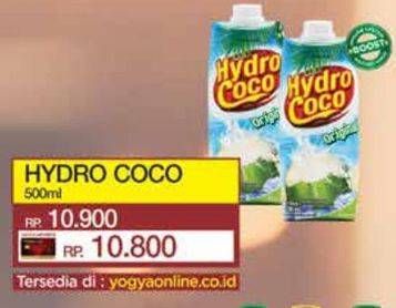Promo Harga Hydro Coco Minuman Kelapa Original 500 ml - Yogya