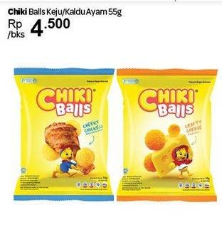 Promo Harga CHIKI BALLS Chicken Snack Keju, Kaldu Ayam 55 gr - Carrefour