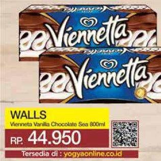 Promo Harga WALLS Ice Cream Viennetta Choco Vanila 800 ml - Yogya