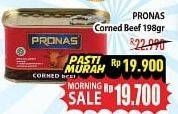 Promo Harga PRONAS Corned Beef Regular 198 gr - Hypermart