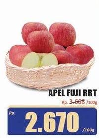 Promo Harga Apel Fuji RRT per 100 gr - Hari Hari