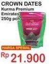 Promo Harga DATE CROWN Kurma Premium Khenaizi 250 gr - Indomaret