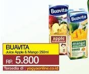 Promo Harga BUAVITA Fresh Juice Apple, Mango 250 ml - Yogya