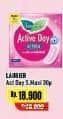 Promo Harga Laurier Active Day Super Maxi NonWing 30 pcs - Alfamart