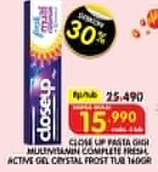 Promo Harga Close Up Pasta Gigi  - Superindo