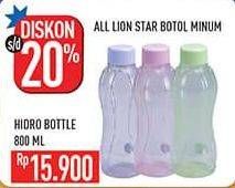 Promo Harga LION STAR Botol Hydro NH75  - Hypermart