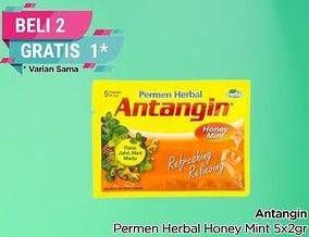 Promo Harga ANTANGIN Permen Honey Mint per 5 sachet 2 gr - TIP TOP