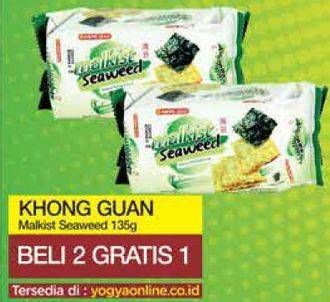 Promo Harga KHONG GUAN Malkist Seaweed 135 gr - Yogya