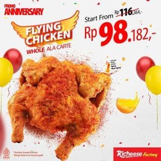 Promo Harga Flying Chikcen  - Richeese Factory