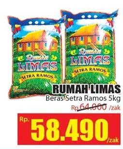 Promo Harga Rumah Limas Beras Setra Ramos 5 kg - Hari Hari