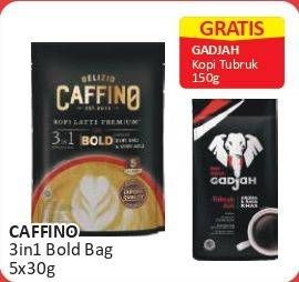 Promo Harga Caffino Kopi Latte 3in1 Bold per 5 sachet 30 gr - Alfamart