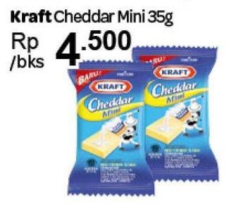 Promo Harga KRAFT Cheddar Mini 35 gr - Carrefour