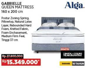 Promo Harga Alga Gabrielle Queen Mattress  - COURTS