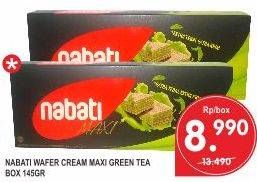 Promo Harga NABATI Maxi Green Tea 145 gr - Superindo