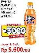 Promo Harga FANTA Minuman Soda Orange 390 ml - Indomaret