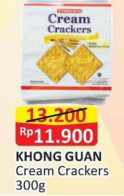 Promo Harga KHONG GUAN Cream Crackers 300 gr - Alfamart