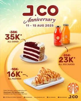 Promo Harga JCO Anniversary Cakes  - JCO