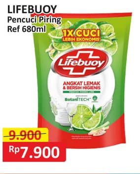 Promo Harga Lifebuoy Pencuci Piring 680 ml - Alfamart