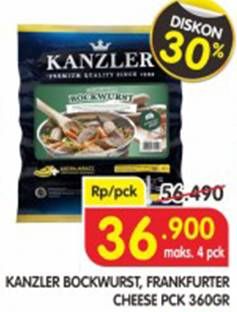 Promo Harga KANZLER Bockwurst 360 gr - Superindo