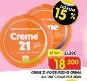 Promo Harga CREME 21 Moisturizing & All Day Cream 50 ml - Superindo