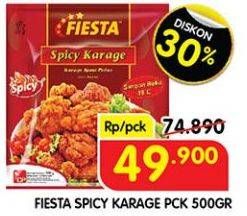 Promo Harga Fiesta Ayam Siap Masak Spicy Karage 500 gr - Superindo