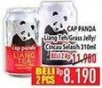 Promo Harga Cap Panda Minuman Kesehatan Liang Teh, Cincau, Cincau Selasih 310 ml - Hypermart