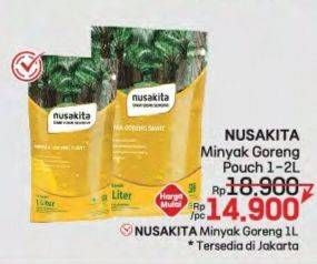 Promo Harga Nusakita Minyak Goreng Sawit 1000 ml - LotteMart