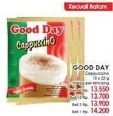 Promo Harga Good Day Cappuccino per 10 sachet 25 gr - LotteMart