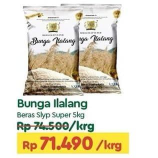 Promo Harga Bunga Ilalang Beras Slyp Super 5000 gr - TIP TOP