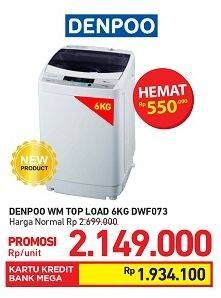 Promo Harga DENPOO DWF-073 Washing Machine  - Carrefour