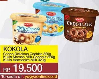 Kokola Choco Delicious Cookies/Kukis Mamah Milk Coconut/Kukis Harmonize milk