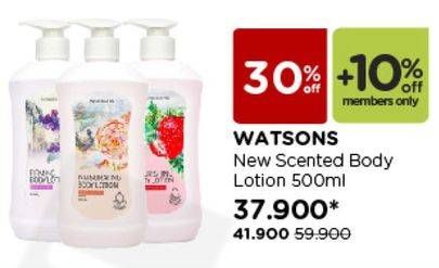 Promo Harga WATSONS Body Lotion 500 ml - Watsons