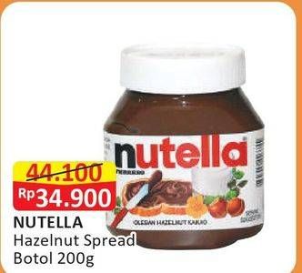 Promo Harga NUTELLA Jam Spread Chocolate Hazelnut 200 gr - Alfamart
