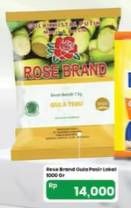 Promo Harga Rose Brand Gula Kristal Putih Kuning 1000 gr - Carrefour