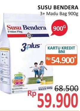 Promo Harga FRISIAN FLAG Susu Bendera 3 Plus Madu 900 gr - Alfamidi