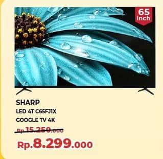 Promo Harga Sharp 4T-C65FJ1X  - Yogya