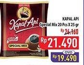 Promo Harga Kapal Api Kopi Bubuk Special Mix per 20 sachet 25 gr - Hypermart