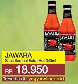 Promo Harga JAWARA Sambal Extra Hot 340 ml - Yogya