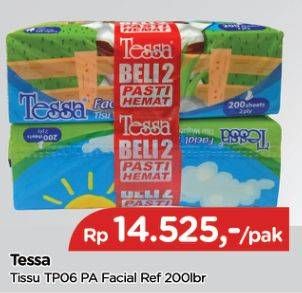 Promo Harga TESSA Facial Tissue TP06 200 pcs - TIP TOP