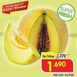 Promo Harga Melon Super per 100 gr - Superindo