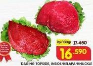 Promo Harga Daging Topside, Inside/Kelapa/Knuckle  - Superindo