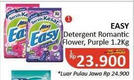 Promo Harga ATTACK Easy Detergent Powder Romantic Flower, Purple Blossom 1200 gr - Alfamidi